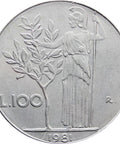 1981 Italy 100 Lire Coin
