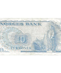 1981 Norway 10 Kroner Banknote