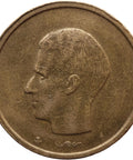 1981 20 Francs Belgium Baudouin I Coin Dutch text