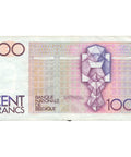 1982 Belgium 100 Francs Banknote