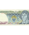 1982 Poland 1000 Złotych Banknote