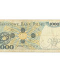 1982 Poland 1000 Złotych Banknote
