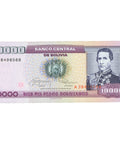 1984 Bolivia 10,000 Pesos Bolivianos Banknote