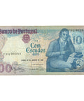 1984 Portugal 100 Escudos Banknote