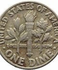 1985 One Dime Roosevelt United States Coin Philadelphia Mint