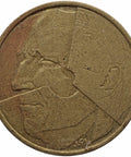 1986 5 Francs Belgium Baudouin I Coin French text