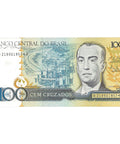 1986 Brazil 100 Cruzados Banknote