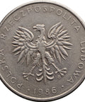 1986 MW 10 Złotych Poland Coin