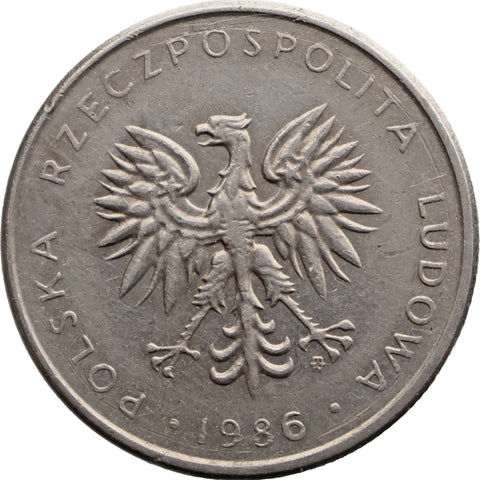 1986 MW 10 Złotych Poland Coin