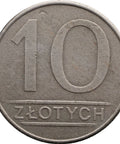 1986 MW 10 Złotych Poland Coin