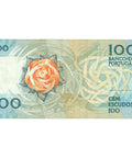 1986 Portugal 100 Escudos Banknote