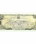1987 Dominican Republic 1 Peso Oro Banknote