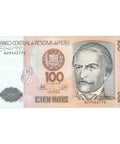 1987 Peru 100 Intis Banknote
