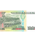 1988 Peru 1000 Intis Banknote