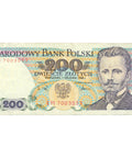 1988 Poland 200 Złotych Banknote