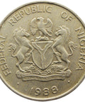 1988 10 Kobo Nigeria Coin