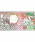 1988 25 Gulden Suriname Banknote Portrait of Anton DeKom