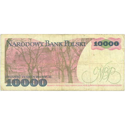 1988 Poland 10,000 Złotych Banknote