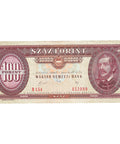 1989 100 Forint Hungary Banknote Portrait of Lajos Kossuth