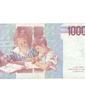 1990 Italy 1000 Lire Banknote