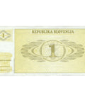 1990 Slovenia 1 Tolar Banknote