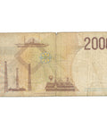 1990 Italy 2000 Lire Banknote 
