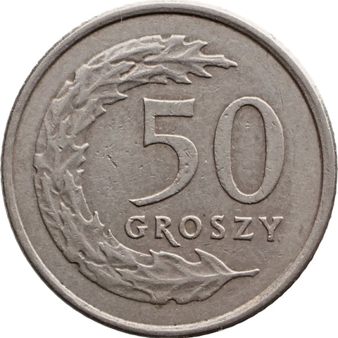 1991 50 Groszy Poland Coin