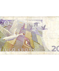 1991 Sweden 20 Kronor Banknote