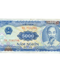 1991 Vietnam 5,000 Đồng Banknote