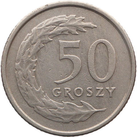 1991 50 Groszy Poland Coin