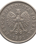 1991 50 Groszy Poland Coin