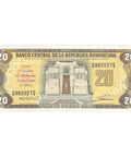 1992 Dominican Republic 20 Pesos Oro Banknote