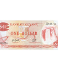 1992 Guyana 1 Dollar Banknote