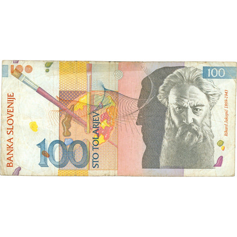 1992 Slovenia 100 Tolarjev Banknote