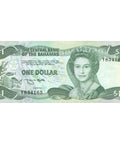 1992 Bahamas 1 Dollar Banknote