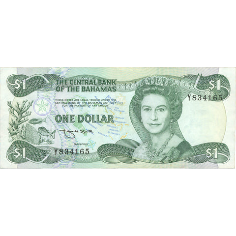 1992 Bahamas 1 Dollar Banknote
