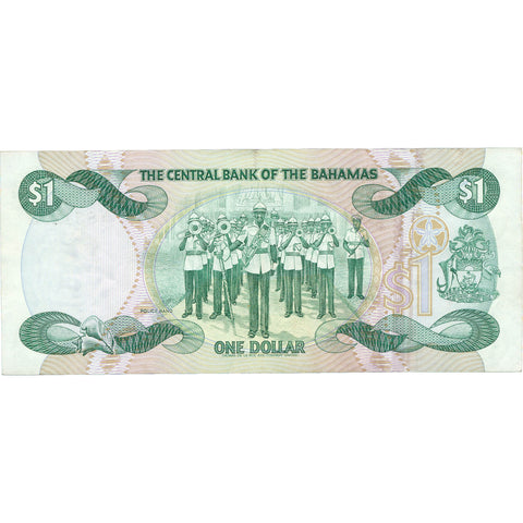1992 Bahamas 1 Dollar Banknote