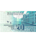 1993 Finland 20 Markkaa Banknote