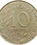 1995 10 Centimes France Coin Marianne