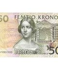 1996 Sweden 50 Kronor Banknote