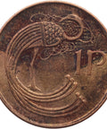 1996 One Penny Ireland Coin