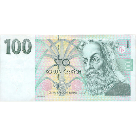 1997 Czech Republic 100 Korun Banknote
