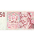 1997 Czech Republic 50 Korun Banknote