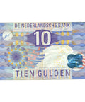 1997 Netherlands 10 Gulden Banknote