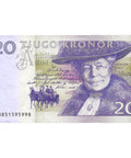 1997 Sweden 20 Kronor Banknote