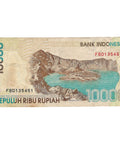 1998 Indonesia Banknote 10000 Rupiah Collectible Paper Money