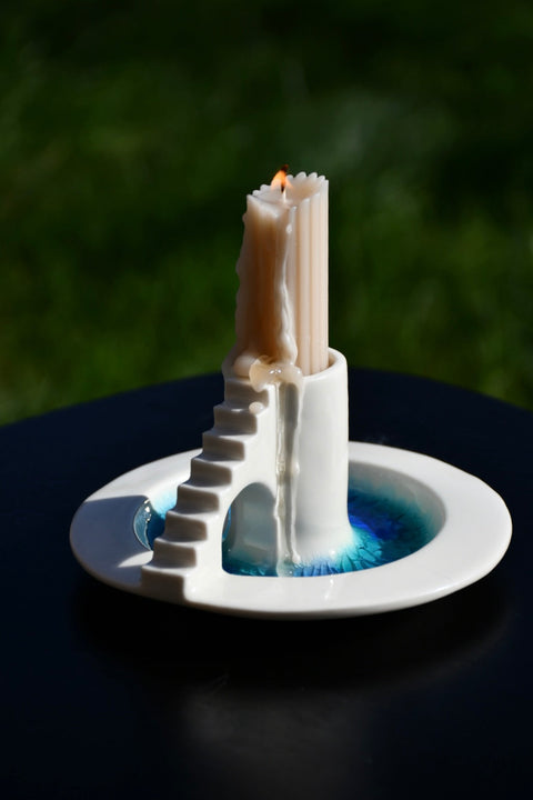 Castle Candle Holder (moat)