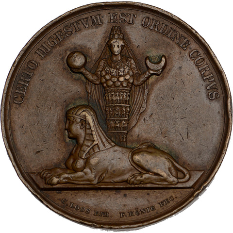1828 German Society of Natural Scientists Meeting Medal Berlin