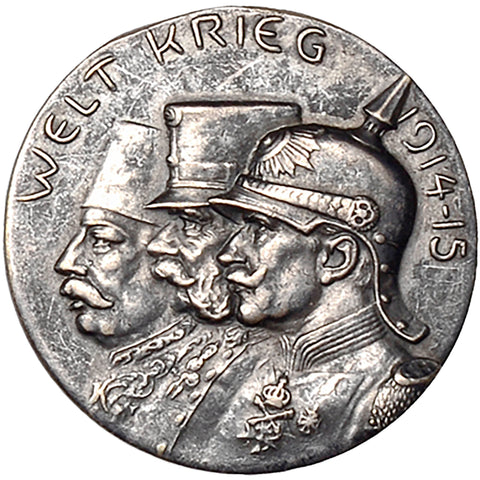 1914–1915 German Ottoman Austro-Hungarian Alliance Medal 