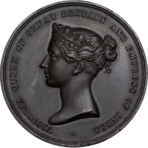 1873 Bombay Exhibition Medal India British Queen Victoria
